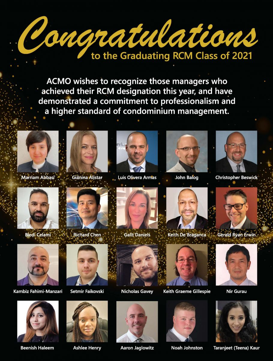 RCM Graduating Class of 2021